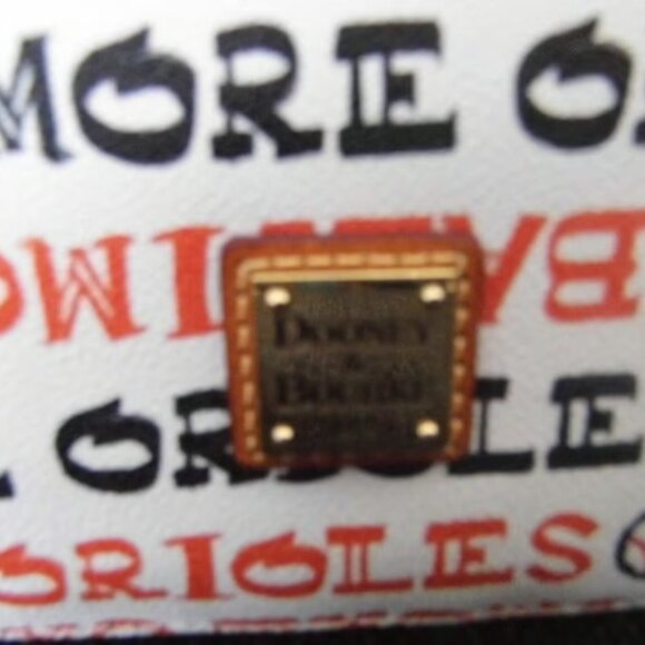 Dooney & Bourke MLB Baltimore Orioles Small Kiley Hobo Shoulder Bag - Picture 12 of 12